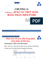 Chương 11 - Phân tích cấu trúc dầm bằng phần mềm PTHH