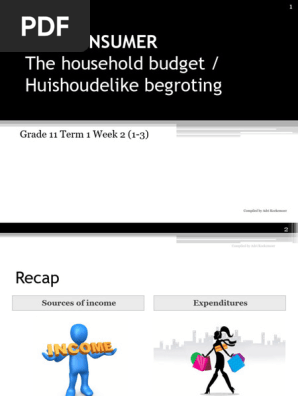 11T1W2 The household budget (1-3)