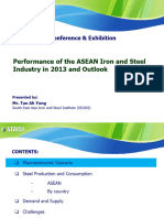 Performance of The ASEAN Iron and Steel Industry in 2013 and Outlook - 2014 C&E