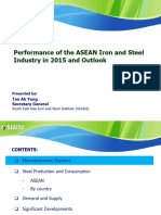 Performance of The ASEAN Iron and Steel Industry in 2015 and Outlook - 2016