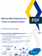 B2B SME Broadband Sales Material( Limited Township Promotion)