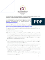 Instructions To Nominate Incoming Students 2023-24 University of Seville