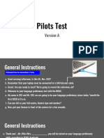 Pilots Test Version A