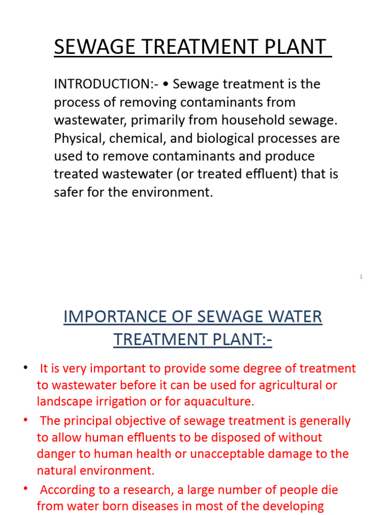 Sewage Treatment Plant | PDF | Sewage Treatment | Water
