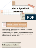 Equidad e Igualdad Cristiana