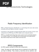 Lecture 3 IoT Connectivity Technologies RFID NFC