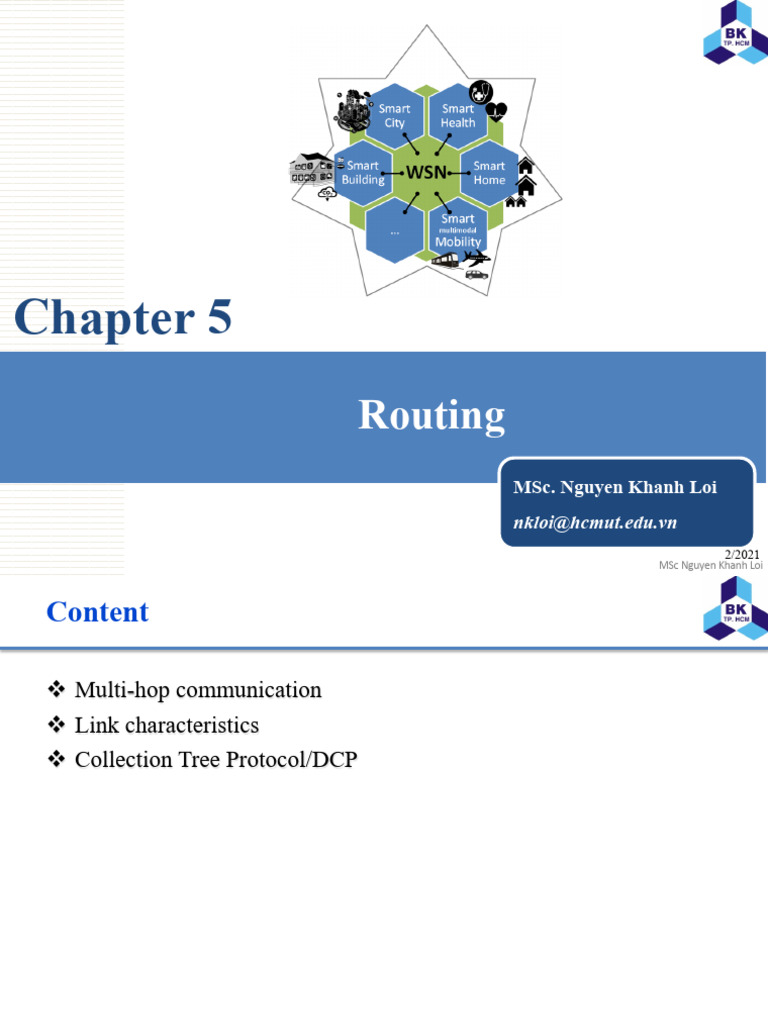 Chapter 5 - Routing | PDF | Routing | Wireless Ad Hoc Network