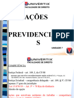 Unidade 9 - Ações Previdenciárias