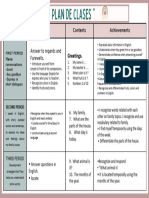 Plan de Clases