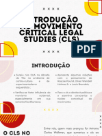 Introdução Ao Movimento Critical Legal Studies (CLS)