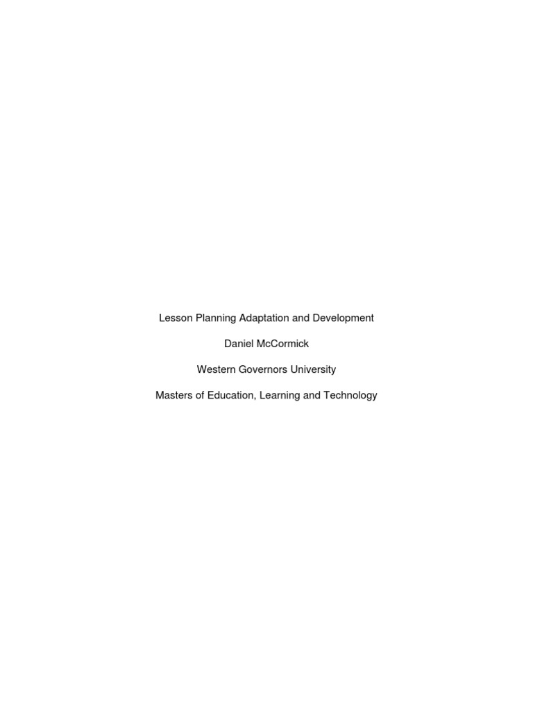 Lesson Planning with Learning Theories | PDF | Constructivism ...