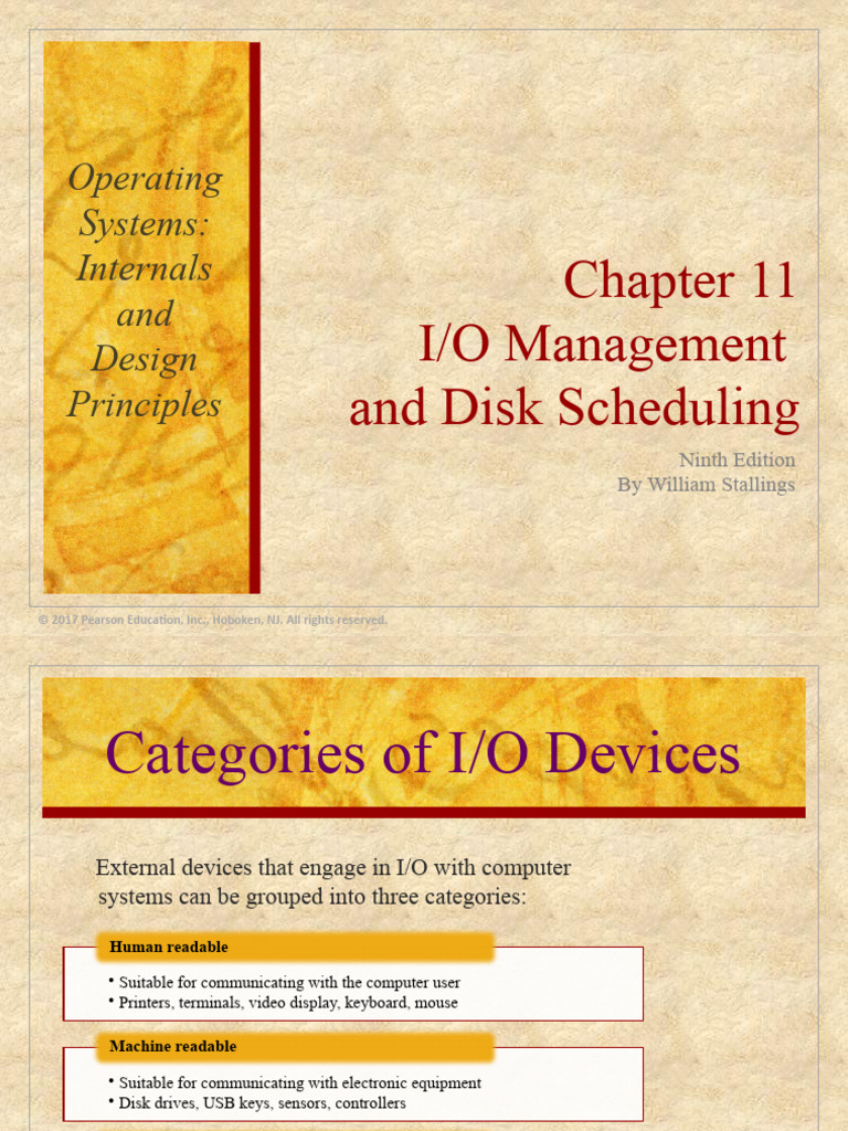 I/O Management and Disk Scheduling Guide | PDF | Scheduling (Computing ...