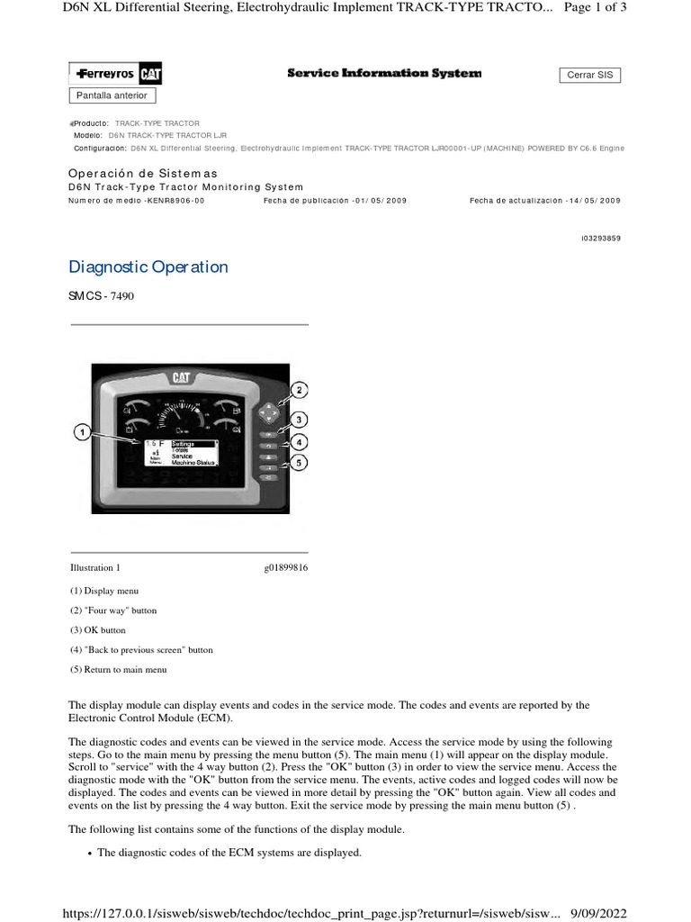 Diagnostic Operation | PDF | Troubleshooting | Electrical Engineering