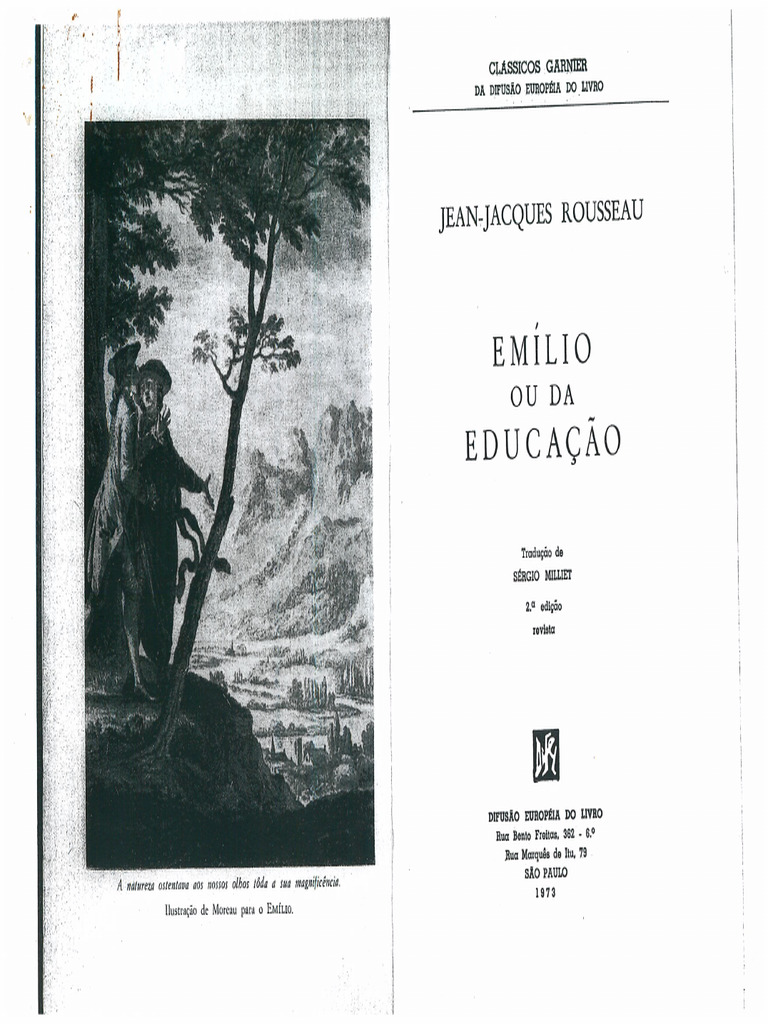 Rousseau - Emílio Ou Da Educação | PDF