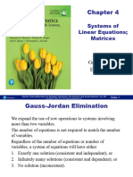 Systems of Linear Equations Matrices: Section 3 Gauss-Jordan Elimination