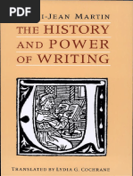 Martin The History and Power of Writing | PDF | Alphabet | Writing