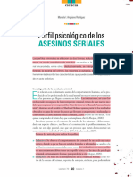 Perfiles Psicológicos Asesinos Seriales