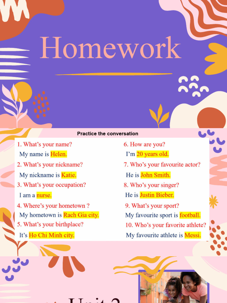 Unit 2 - Lesson 1 Top Notch 1 | PDF