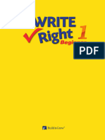 Write Right Beginner SB 1