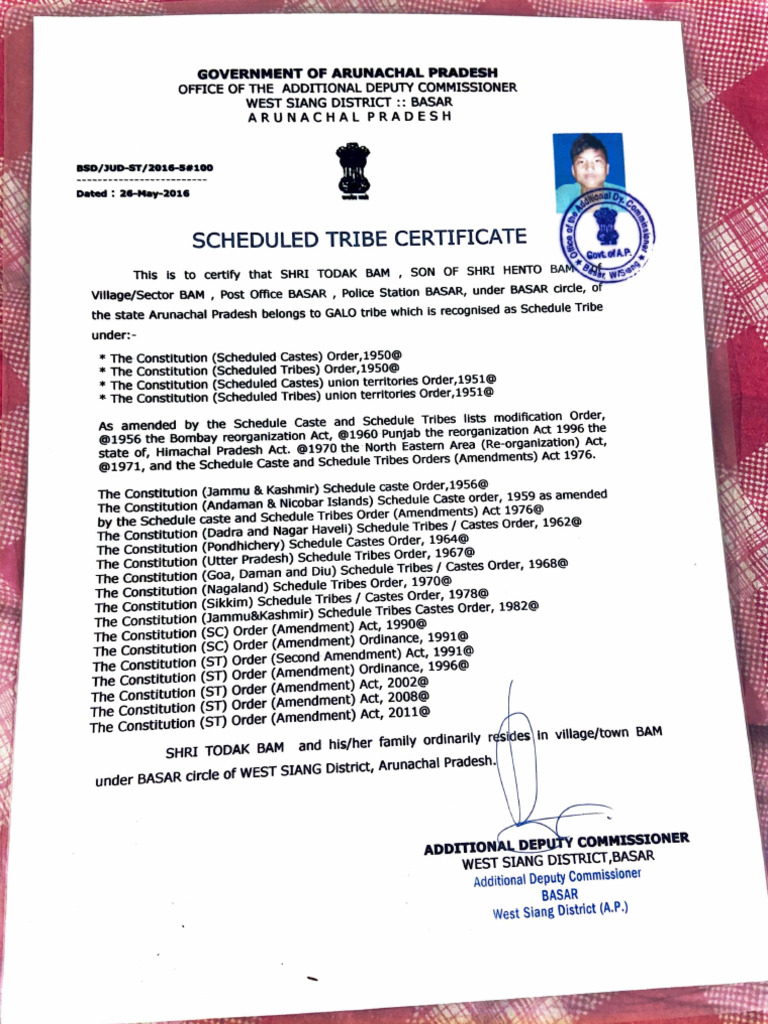 Non Scheduled Tribe Meaning In Hindi