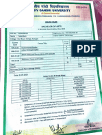 College Marksheet