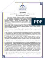 Orientações para Catequese e Celebrações Do Sacramento Da Confirmação