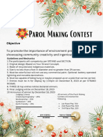 Parol Making Contest: Objective