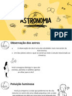 Astronomia - Observação Dos Astros