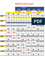 Planning Labo 28juin Au 4 Juillet