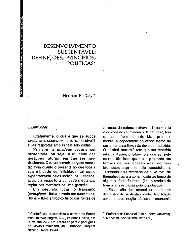 Sustentabilidade e Transumo na Economia | PDF | Economia | Vantagem ...