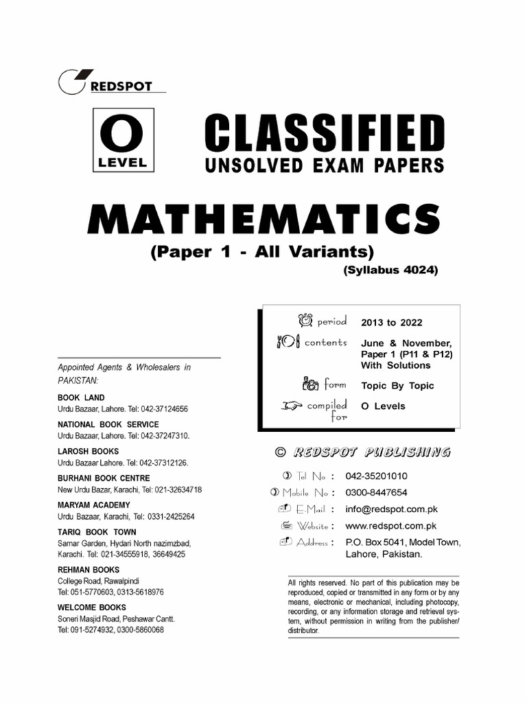 OL CLFD Math P1 | PDF