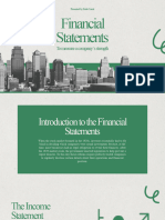 Financial Statements For The Company S - Presentation