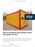 What Is An Offshore DNV Container - Tradecorp - Blog