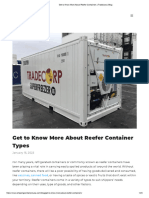 Get To Know More About Reefer Containers - Tradecorp - Blog