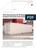 Think About Buying A 40' GP Shipping Container - Here Is The Useful Guide - by Rivka Vurkana - Dec, 2022 - Medium