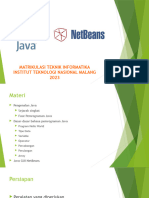 Materi Java Matrikulasi 2023