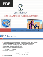 Week 3-4 Recursion REVISED