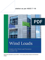 Wind Load Calculation As Per ASCE 7-16
