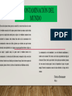 La Contaminación Del Mundo