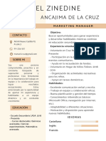 Curriculum CV Resume Academico Minimalista Profesional Simple Blanco