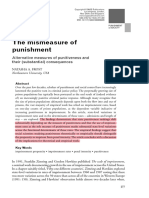 Frost 2008 The Mismeasure of Punishment Alternative Measures of Punitiveness and Their Substantial Consequences