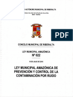 Concejo Municipal de Riberalta Ley Municipal Amazónica