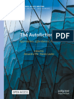 The Autofictional: Approaches, Affordances, Forms