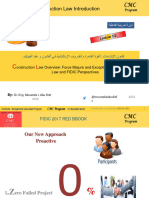 Construction Law - Force Maiure in Law and FIDIC 2022 2023 DR Moustafa Ismail