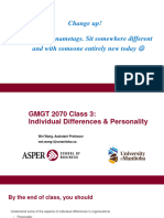 3 GMGT 2070 Individual Differences & Personality