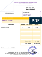 Facture Panier Des Crustaces Novembre