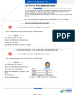 Simulação de Aposentaria Março 2023