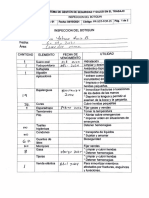 Inspección Botiquín Comedor Mina 6 Enero