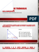 Resolución de Triángulos Rectángulos: Trigonométrica. Semana 15 Aprendamos Juntos en Casa