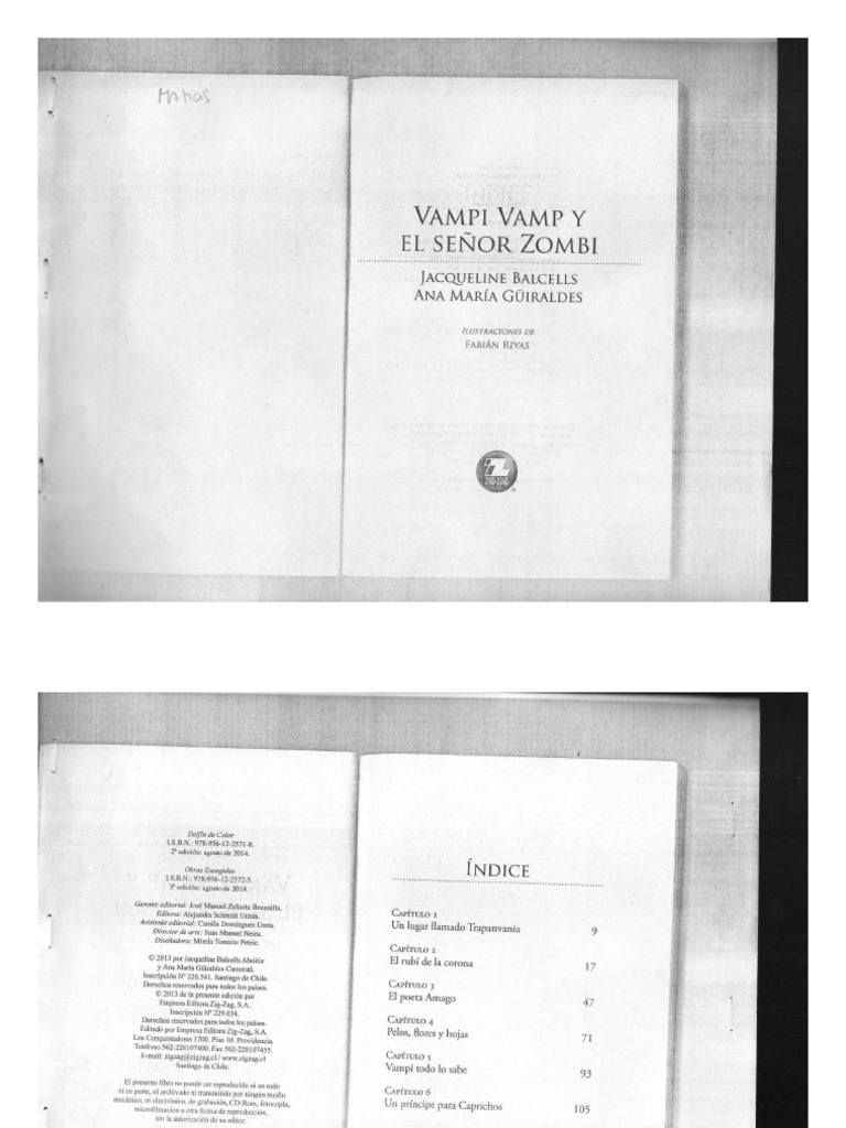 Vampi Vamp y El Señor Zombie | PDF